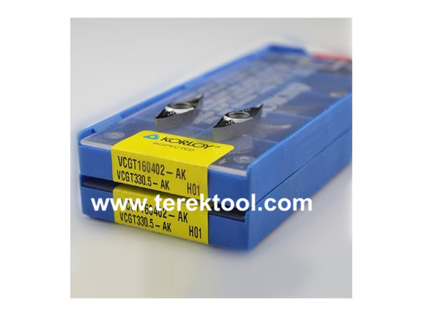 Korloy Carbide Inserts VCGT160402-AK-H01