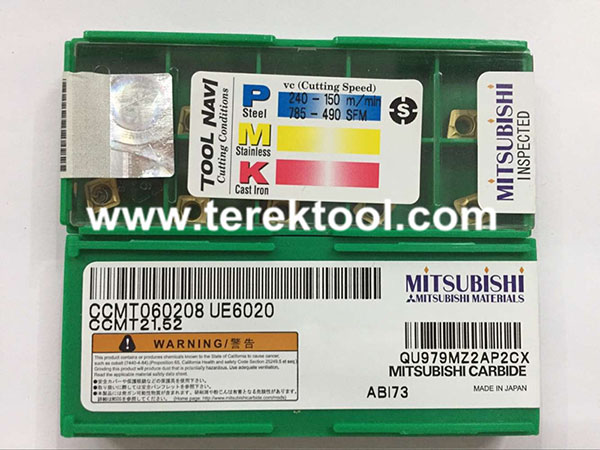 Mitsubishi Carbide Inserts CCMT060208 UE6020