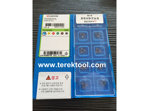 Kyocera Carbide Inserts TPGH080204L TN60