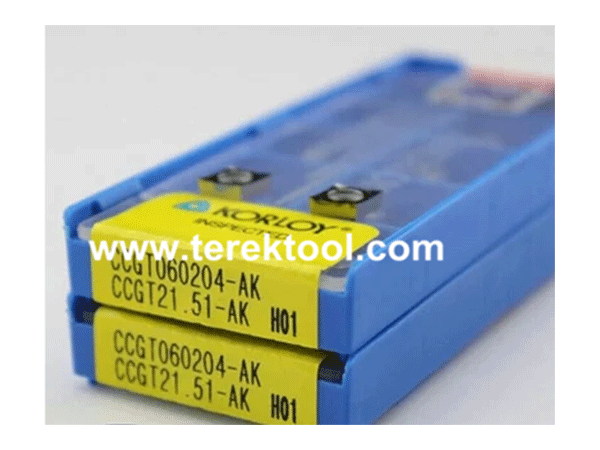 Korloy Carbide Inserts CCGT060204 AK-H01