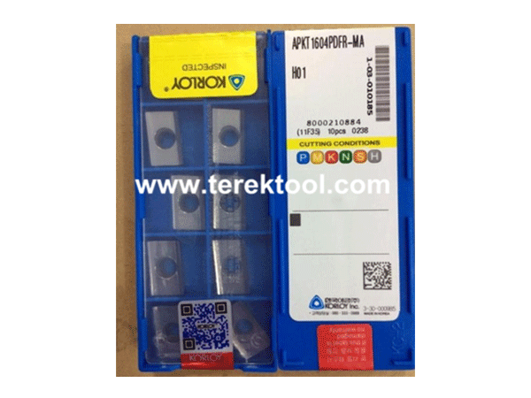 Korloy Carbide Inserts APKT1604PDFR MA-H01