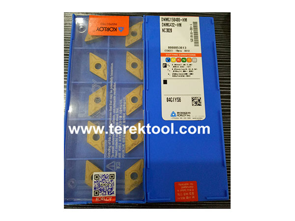 Korloy Carbide Inserts DNMG150408 HM-NC3020