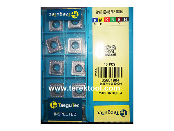 Taegutec Carbide Inserts SPMT120408-RBE-TT8020