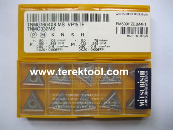 Mitsubishi Carbide Inserts TNMG160408-MS VP15TF 