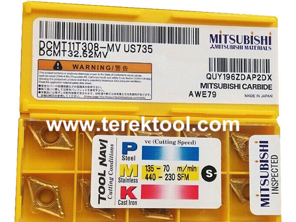 Mitsubishi Carbide Inserts DCMT11T308-MV US735