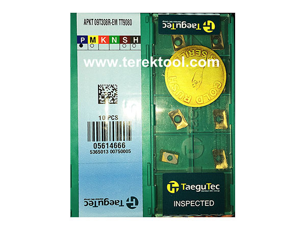 Taegutec Carbide Inserts APKT09T308R-EM-TT9080