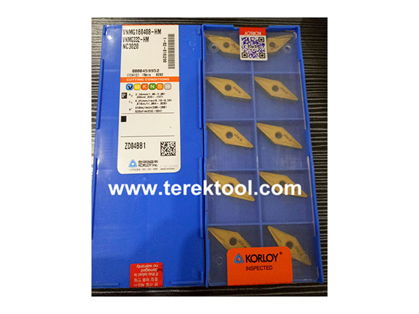 Korloy Carbide Inserts VNMG160408-HM-NC3020