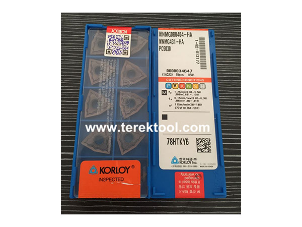Korloy Carbide Inserts WNMG080404-HA-PC9030