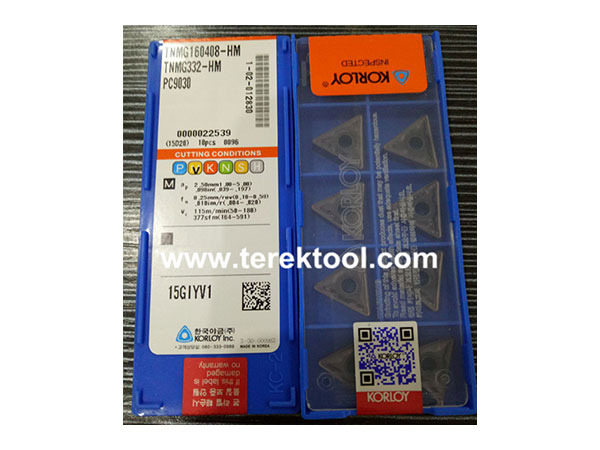 Korloy Carbide Inserts TNMG160408-HM-PC9030
