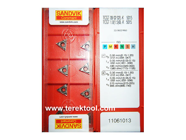 Sandvik Carbide Inserts TCGT090202L-K-5015