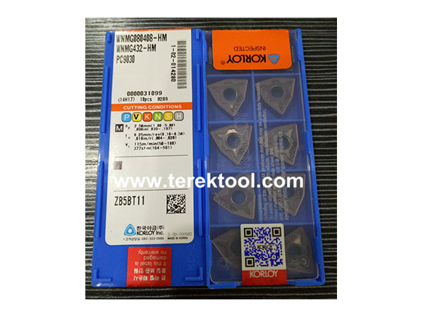 Korloy Carbide Inserts WNMG080408-HM-PC9030