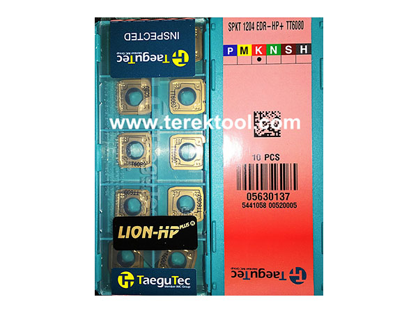 Taegutec Carbide Inserts SPKT1204-EDR-HP-TT6080